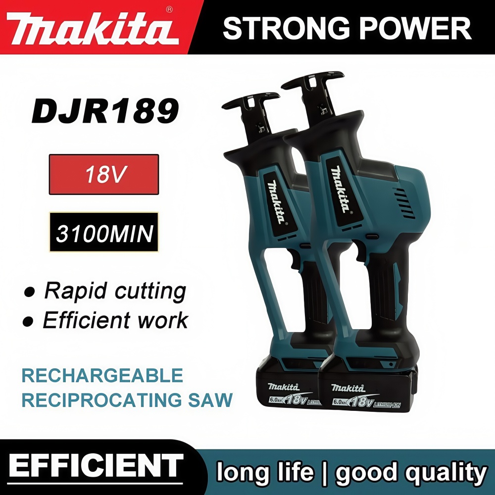 Metal Saw Reciprocating - เลื่อยไฟฟ้าไร้สาย Makita 18V รุ่น 2025 ใหม่