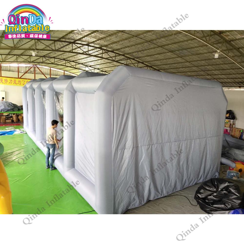Inflatable Paint Booth - เต็นท์พ่นสีคุณภาพสูง ขนาด 10x5x3.5 เมตร แบบเป่าลม สำหรับรถยนต์