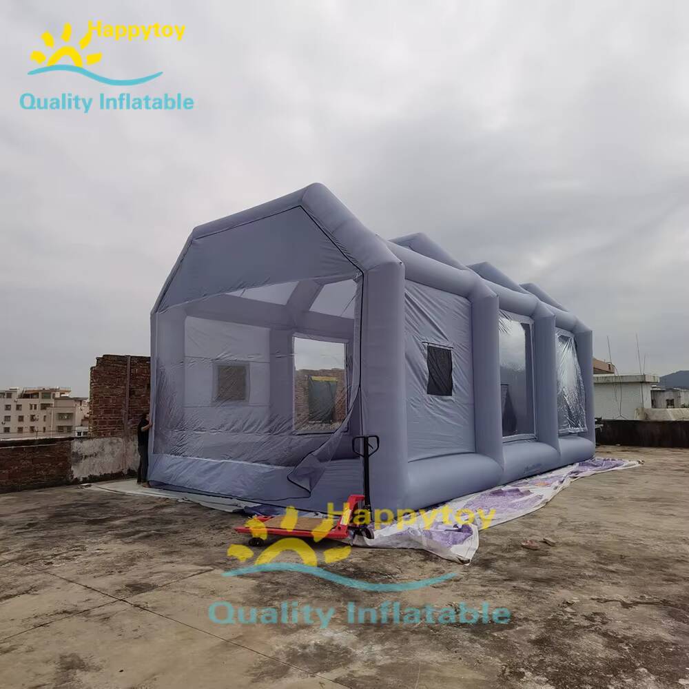 รถ-จัดแต่งทรงผมล้างรถ Inflatab - Inflatable Paint Booth บทวิจารณ์และราคา