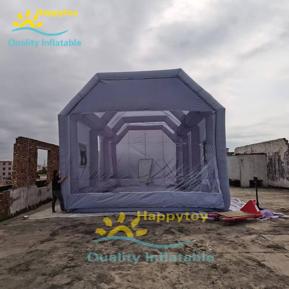 รถ-จัดแต่งทรงผมล้างรถ Inflatab - Inflatable Paint Booth บทวิจารณ์และราคา