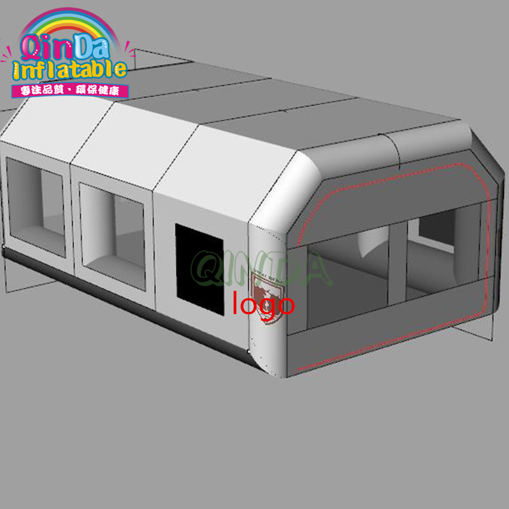 เต็นท์พ่นสีแบบเป่าลม 2 เครื่อง - Inflatable Paint Booth บทวิจารณ์และราคา