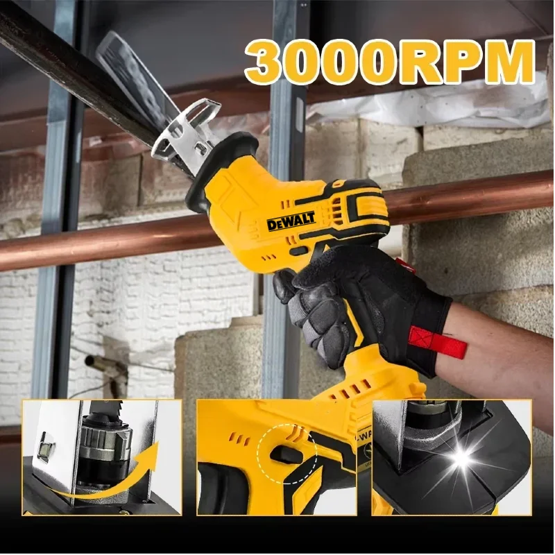 เดวอลท์เลื่อยลูกสูบไร้แปรงถ่าน - Metal Saw Reciprocating บทวิจารณ์และราคา