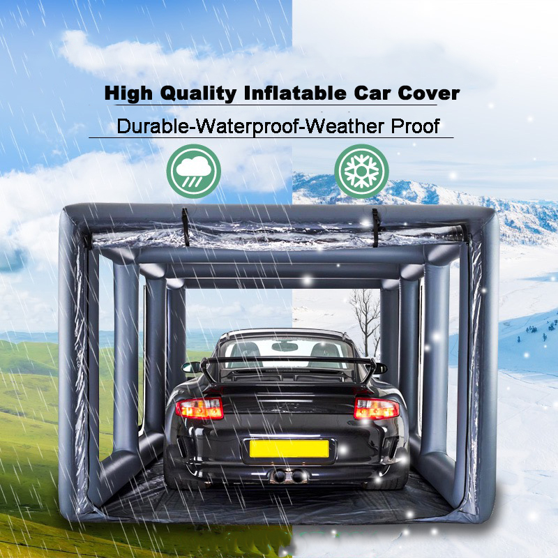 เต็นท์พลาสติกพีวีซีพกพาสำหรับจ - Inflatable Paint Booth บทวิจารณ์และราคา