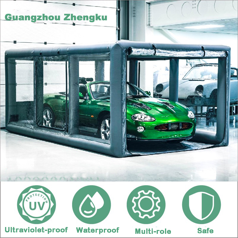 เต็นท์พลาสติกพีวีซีพกพาสำหรับจ - Inflatable Paint Booth บทวิจารณ์และราคา