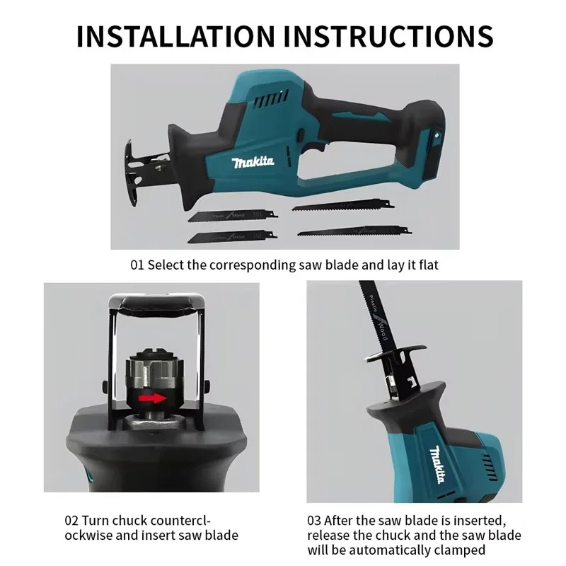 เลื่อยไฟฟ้าไร้สาย Makita 18V ร - Metal Saw Reciprocating บทวิจารณ์และราคา