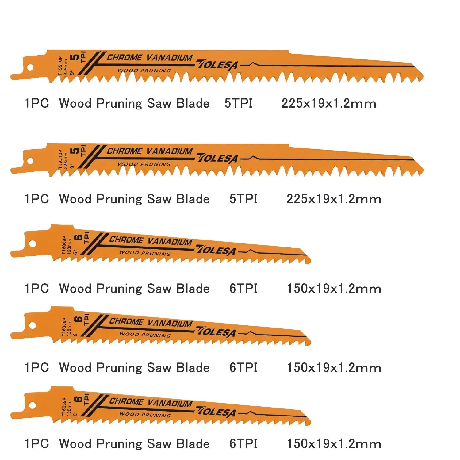 TOLESA 10PCS ลูกสูบ Bi-โลหะใบเ - Metal Saw Reciprocating บทวิจารณ์และราคา
